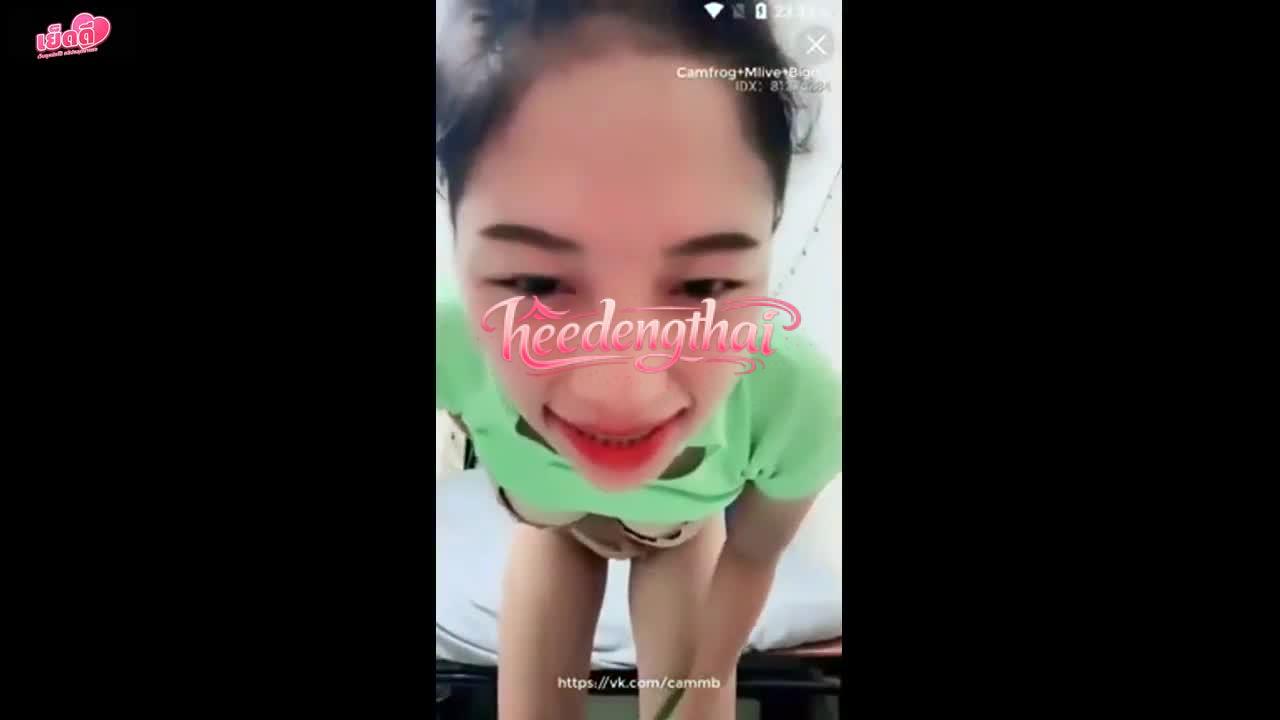 คลิปหลุด Mlive สาวไทยไลฟ์สดเสียวจัด คลิปหีเด้ง จับแตงกวาเขี่ยจิ๋มรูแฉะ น้ำแตกคาหี 28นาที